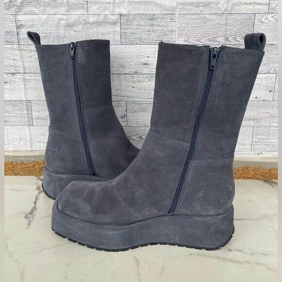 Equitare Nilton pewter suede boot size 38/8 - Picture 5 of 13